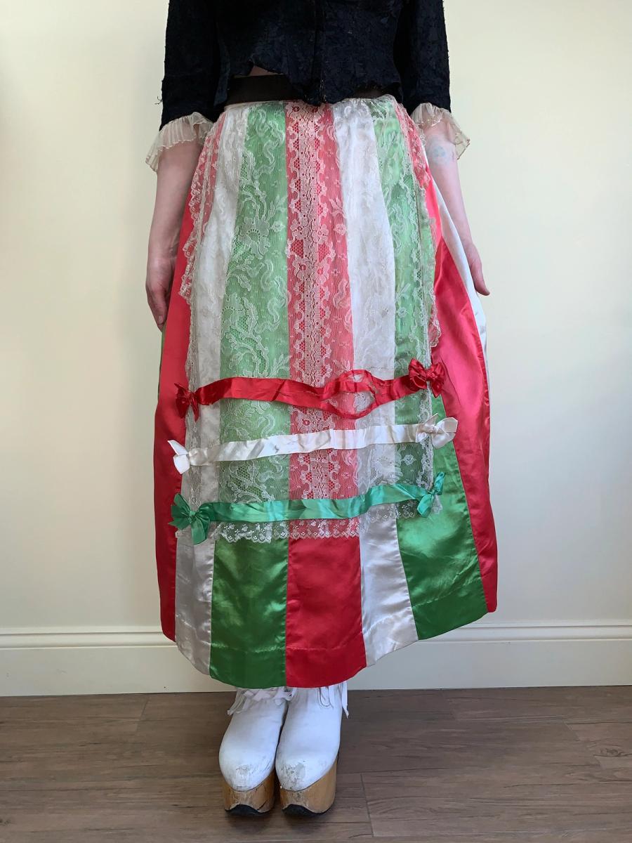Early 1900s Basque Apron Skirt product image