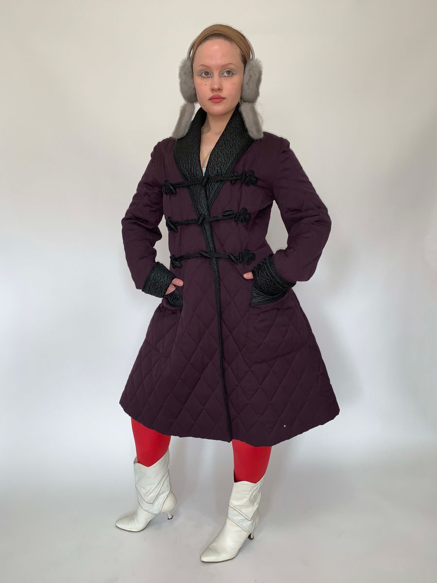 Jean Paul Gaultier 1994 Quilted Princess Coat  product image