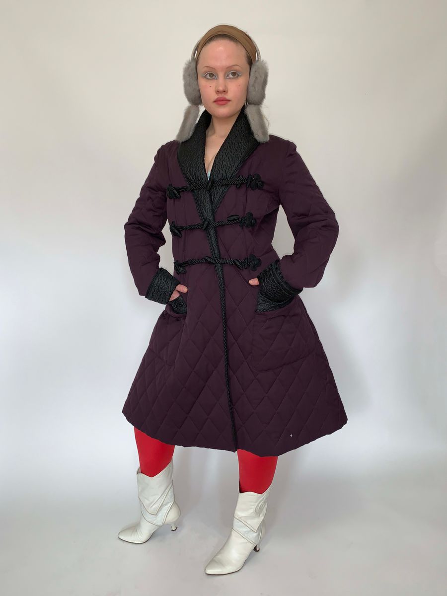 Jean Paul Gaultier 1994 Quilted Princess Coat product image