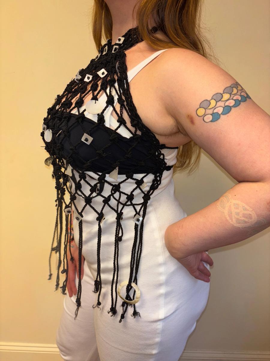 Vintage Ravage Knotted Halter with Shells product image