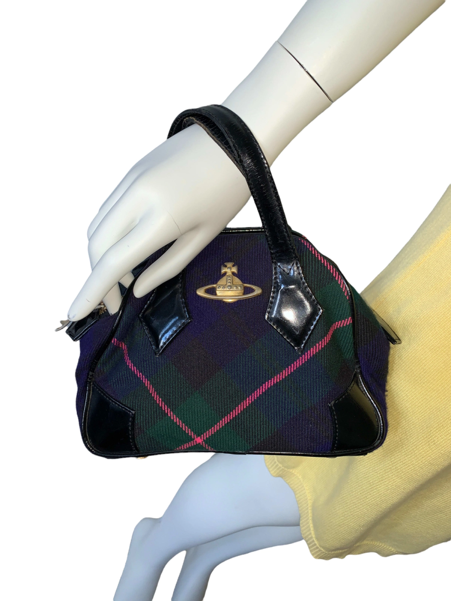 90s Vivienne Westwood Mini Yasmine Tartan Bag product image