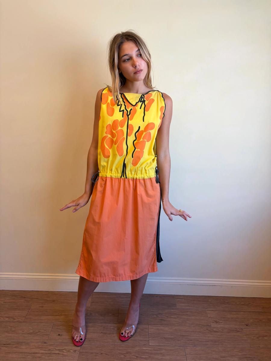 80s Castelbajac Hand-Painted Dress product image