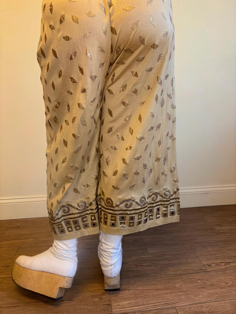 1980s Gaultier Gold Foiled Pants  product image