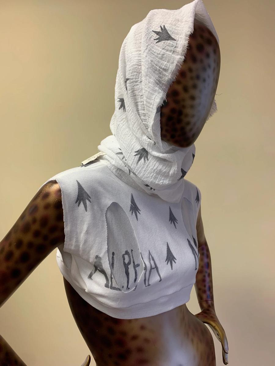 Alpha Male Top With Gauze Hood 2 product image