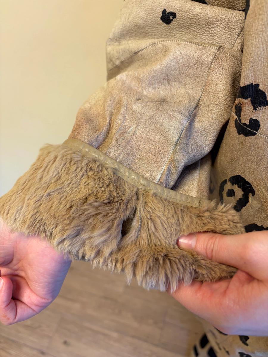 80s Krizia Painted Leopard Jacket product image