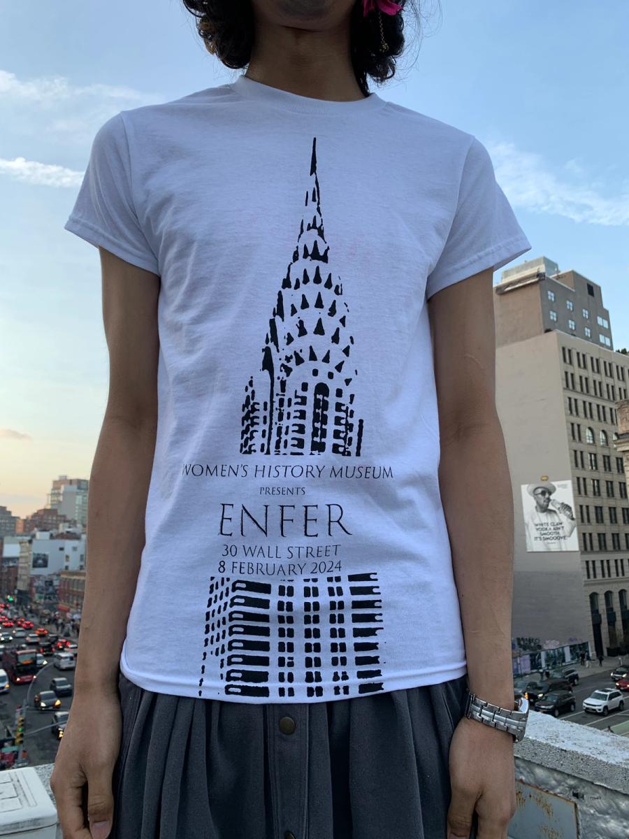 "Enfer" Sliced Chrysler Building T-shirt - Small