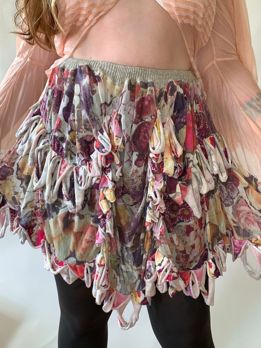 Nozomi Ishiguro Flower Mesh Skirt product image