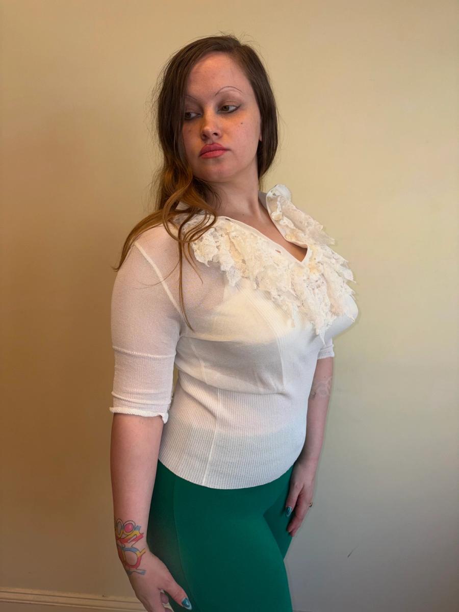 1996 Vivienne Westwood Crochet Sheer Blouse product image
