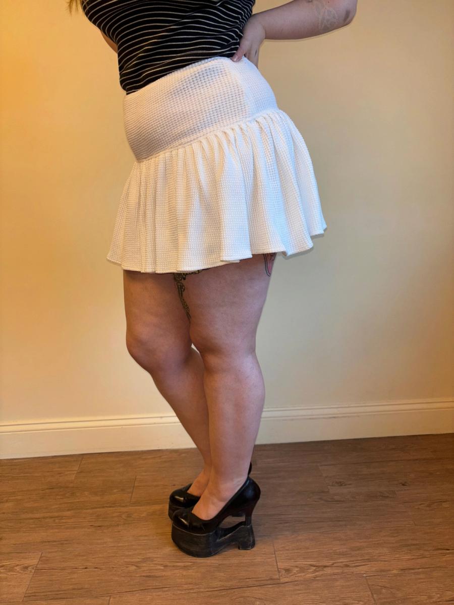 80s Norma Kamali Thermal Skirt product image