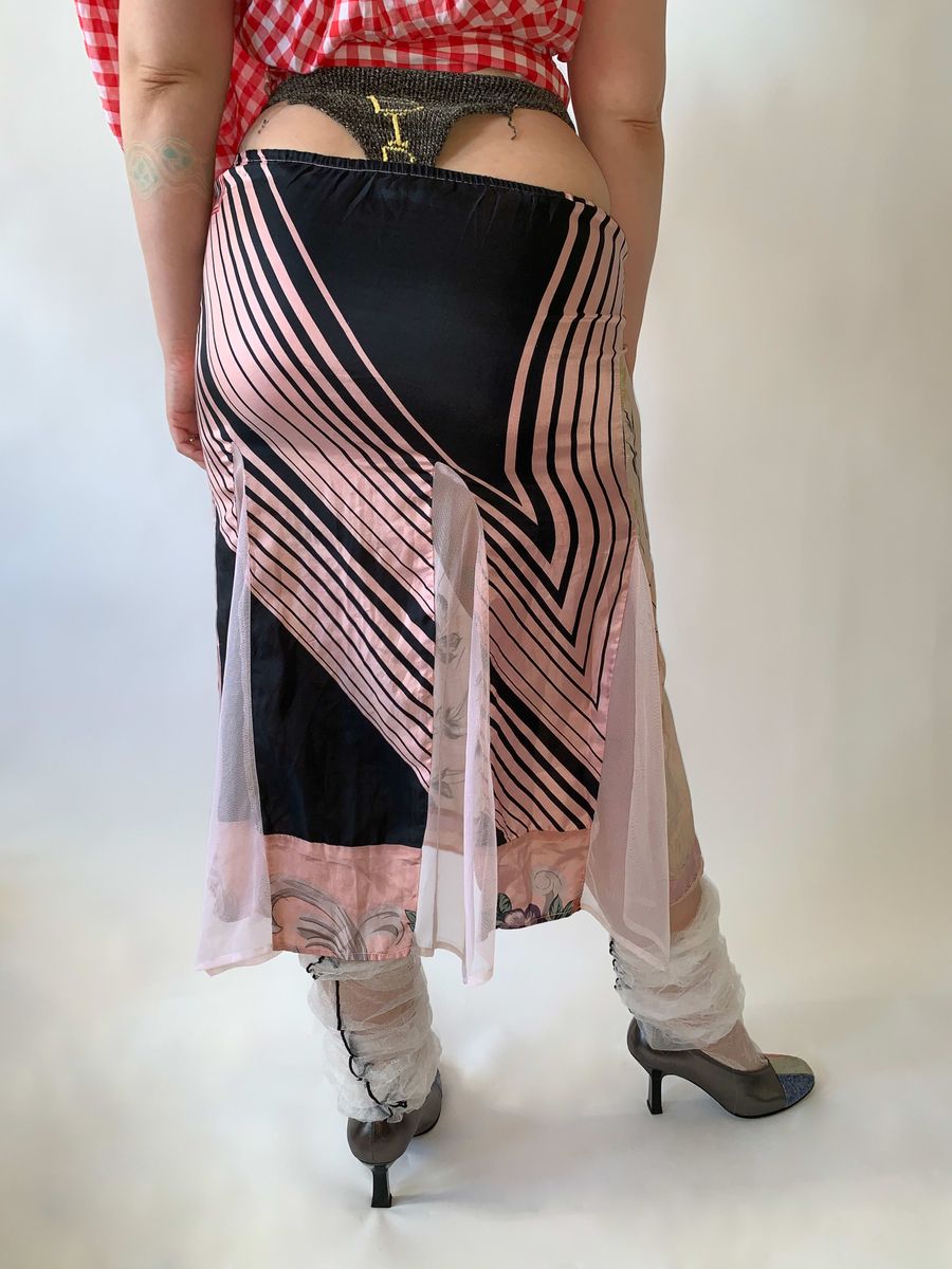 Claudette Patchwork Scarf Skirt product image