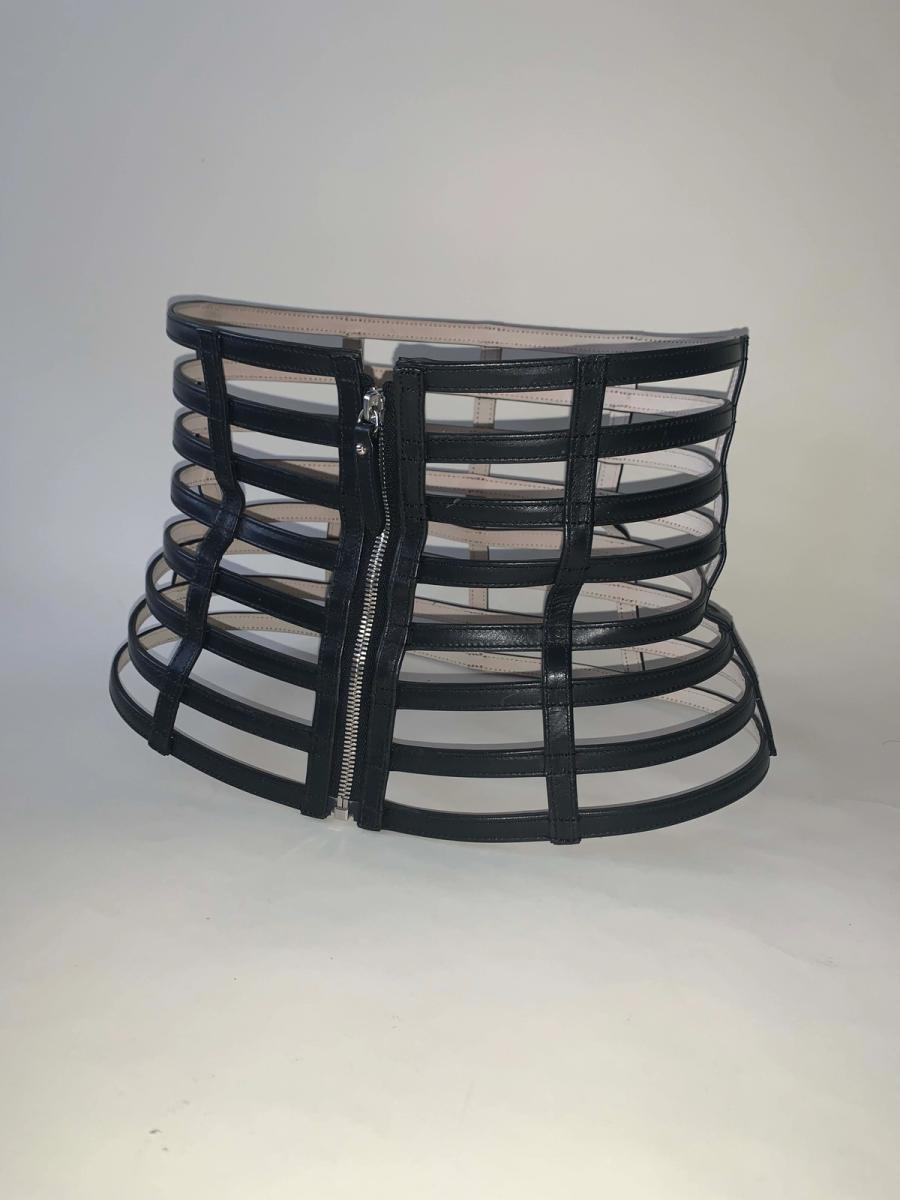 Vintage Jean- Paul Gaultier Leather Cage Corset product image