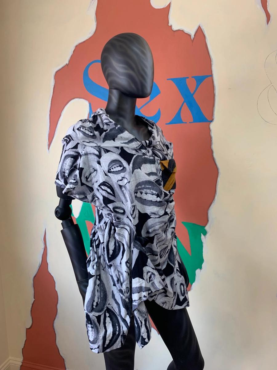 Bernhard Willhelm Irregular Lip Print Tunic product image