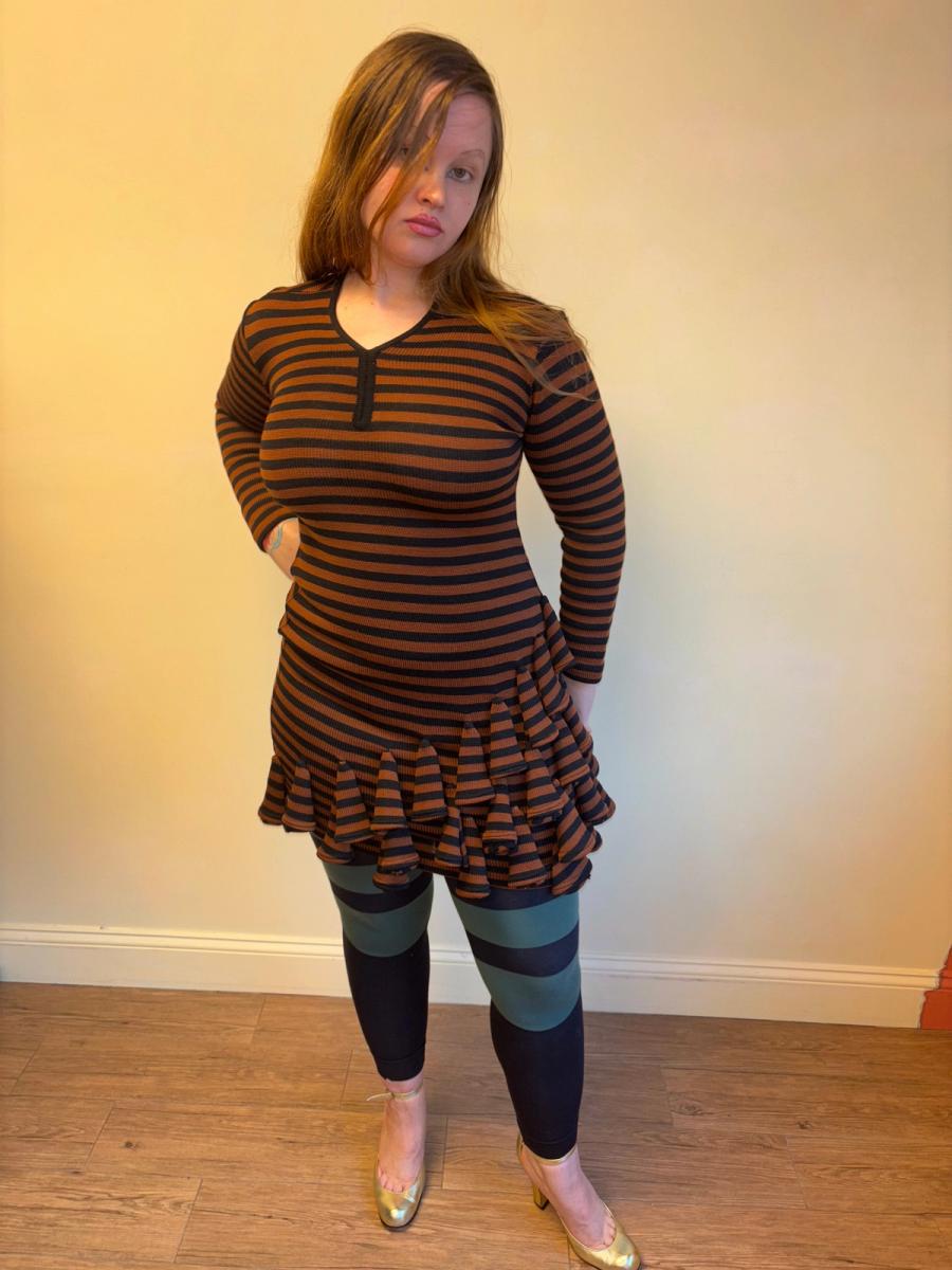 1980s Dorothée Bis Knit Dimensional Dress product image