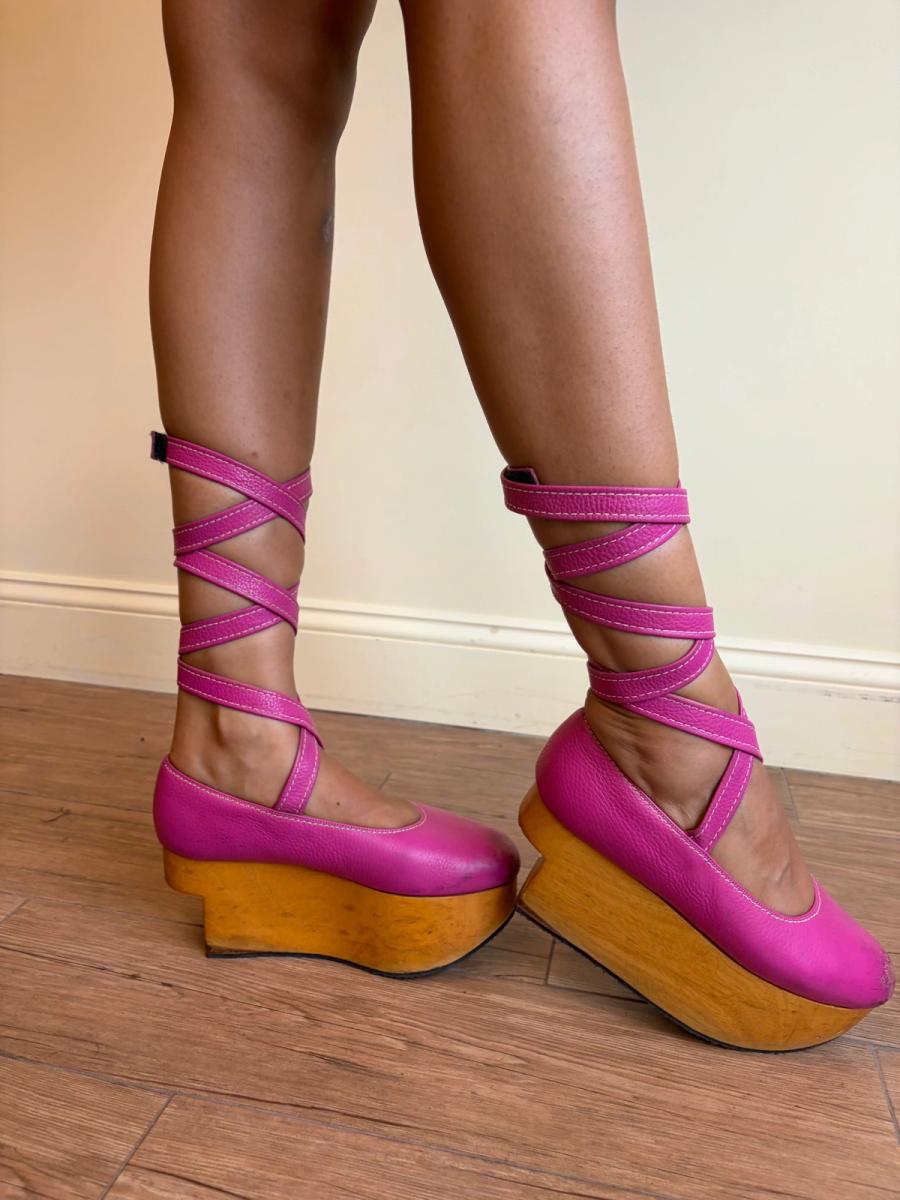 Vintage Vivienne Westwood Pink Rocking Horse Shoes product image