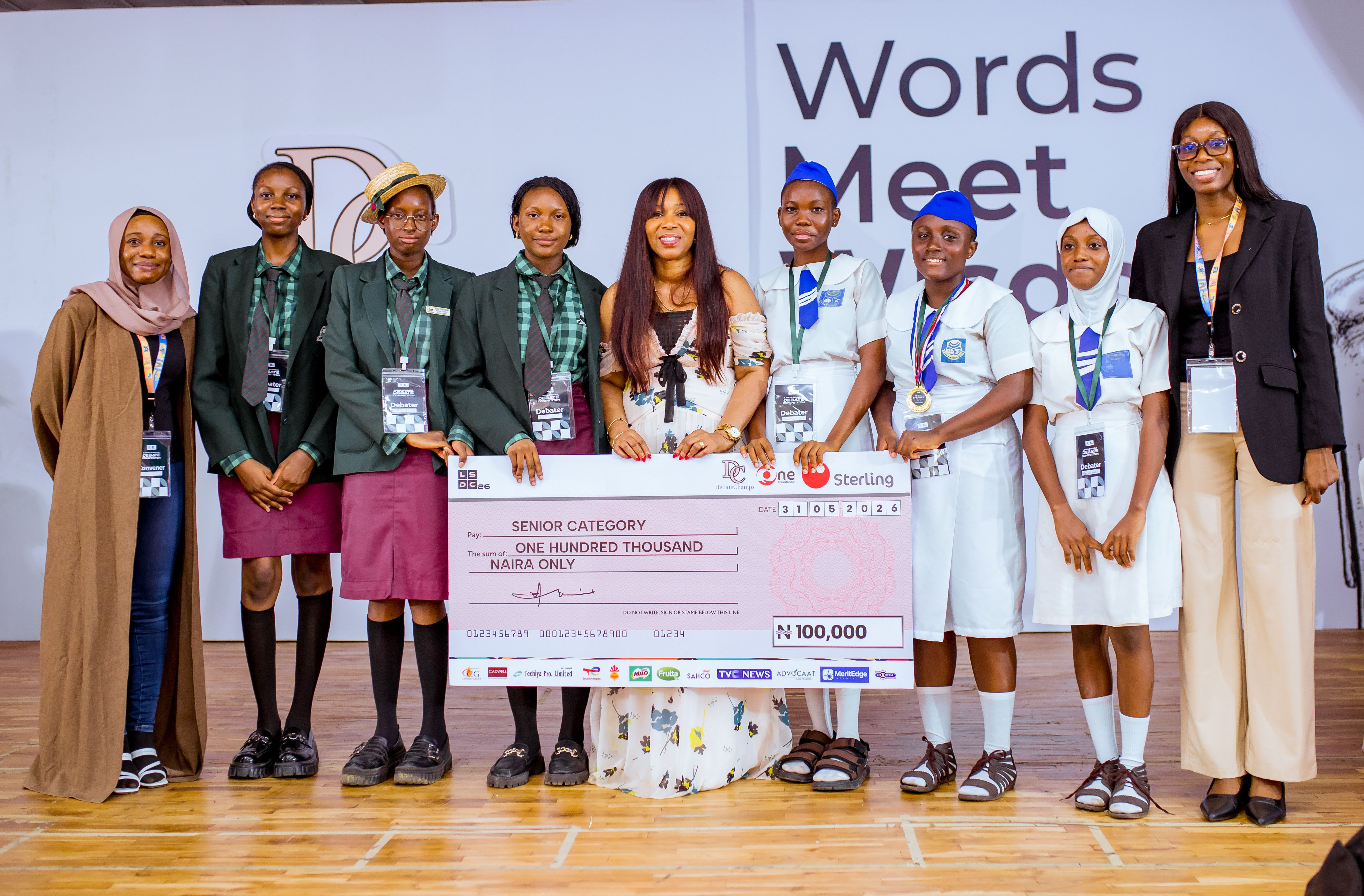 Grop Photograph with One of the winners
