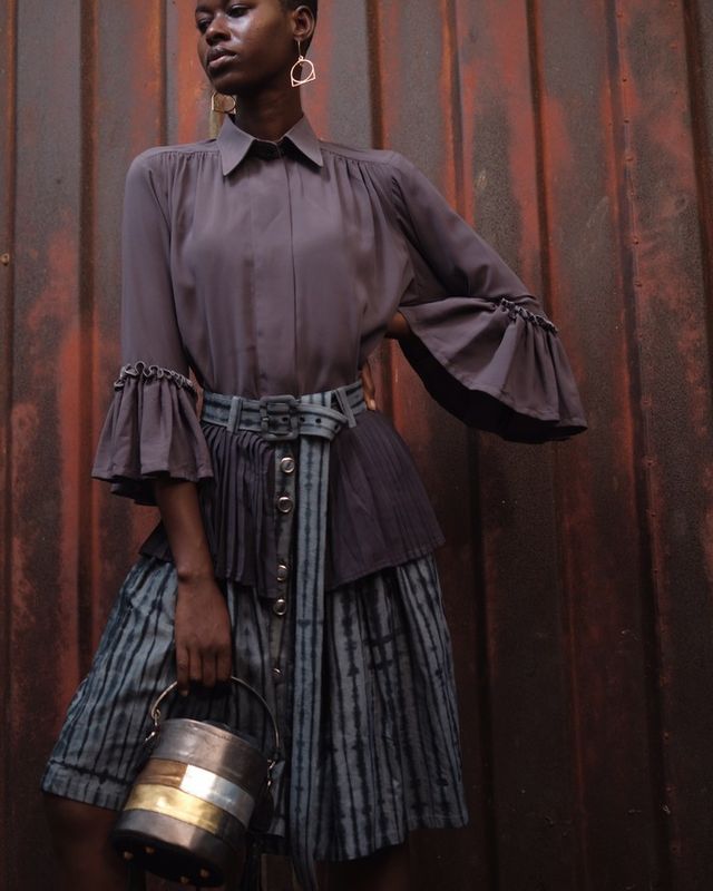 Quarter Bell Sleeve Shirt 
