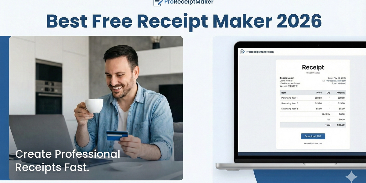 Best Free Receipt Maker 2026: Create Professional Receipts Online