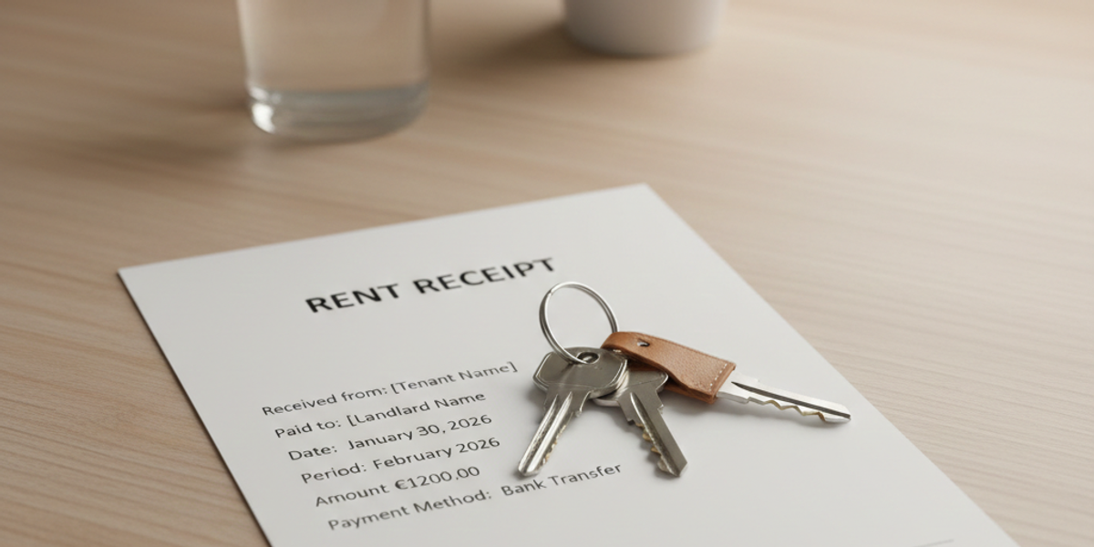 Free Rent Receipt Generator for Landlords & Tenants (PDF Templates)