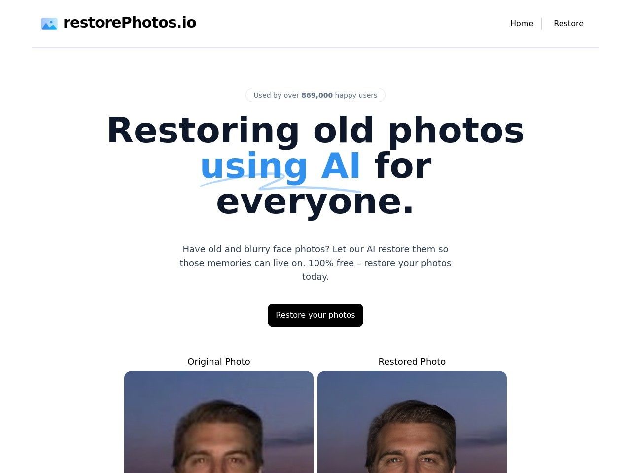 Image for RestorePhotos