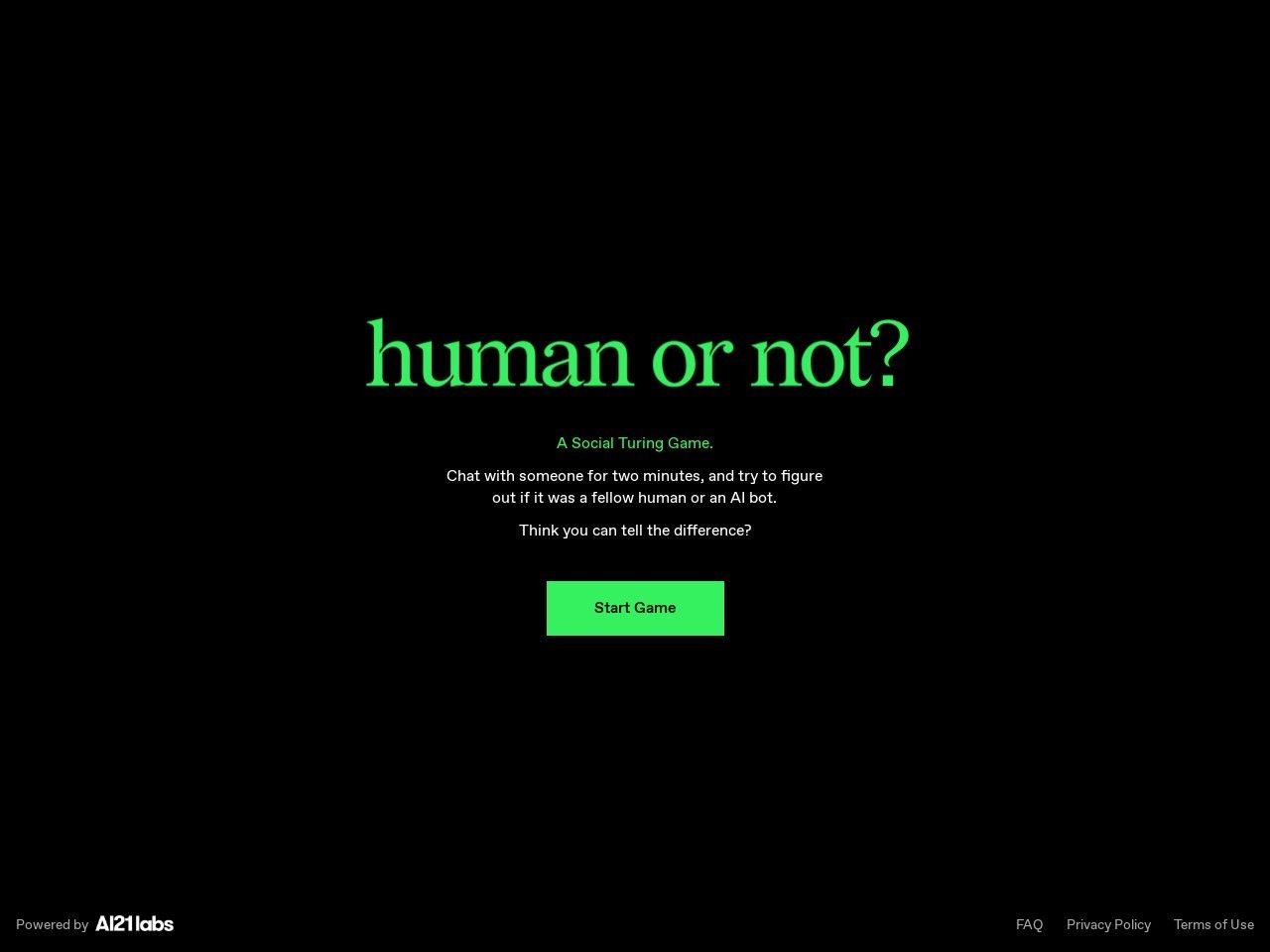 Image for Human or Not