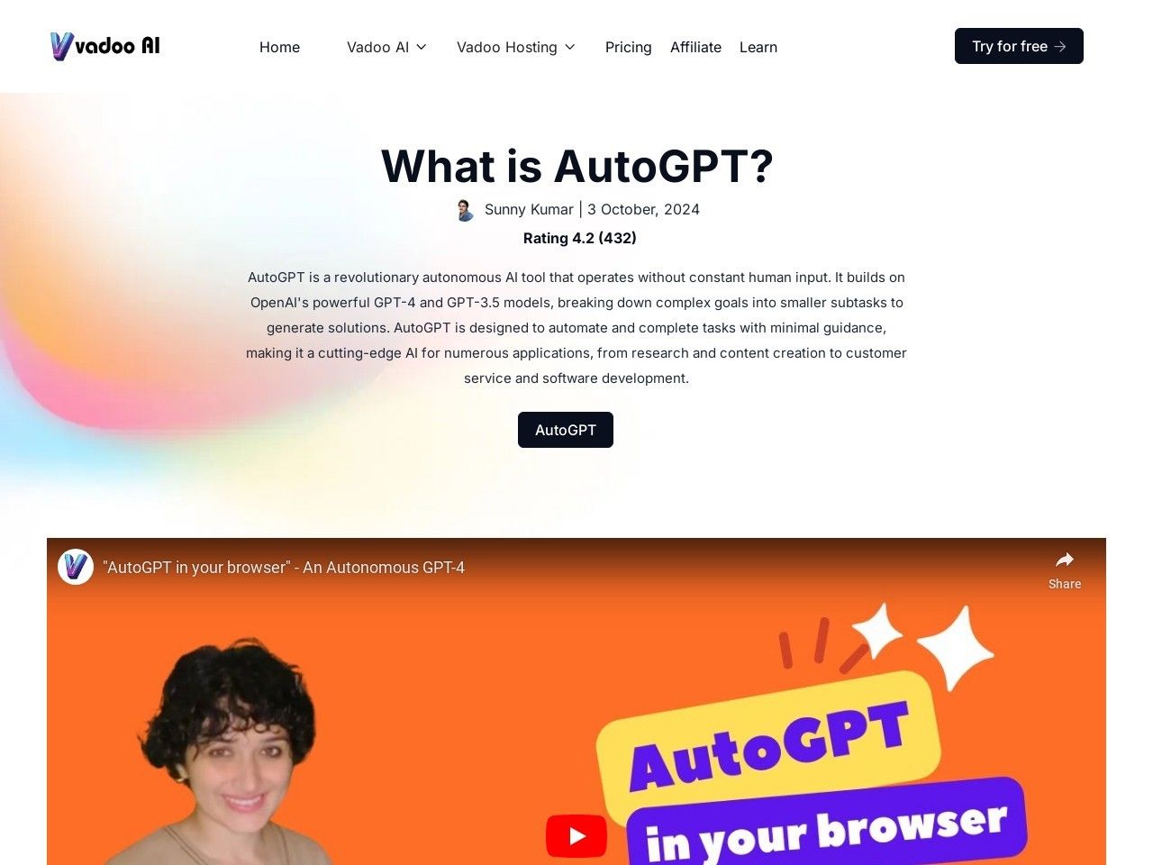 Image for AutoGPT