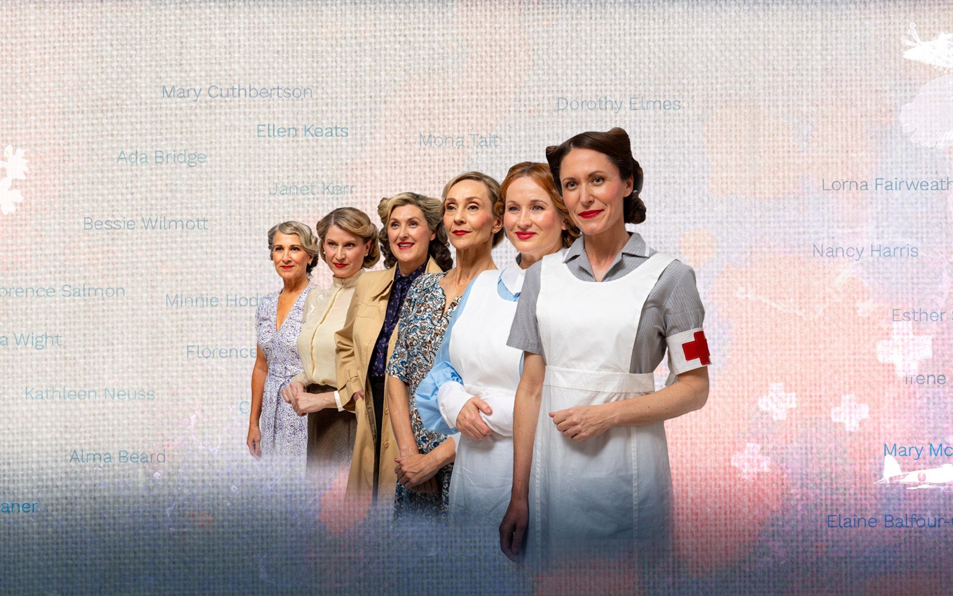 6 Ladies in nurse costumes