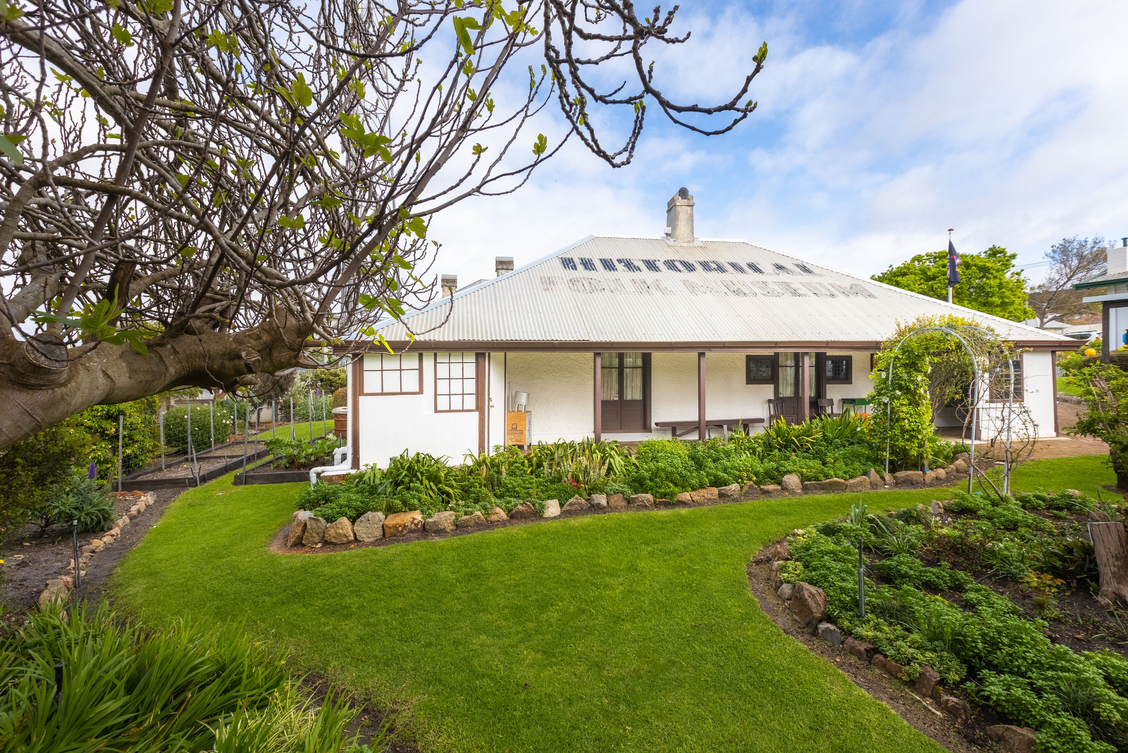 Patrick Taylor Cottage exterior and gardens