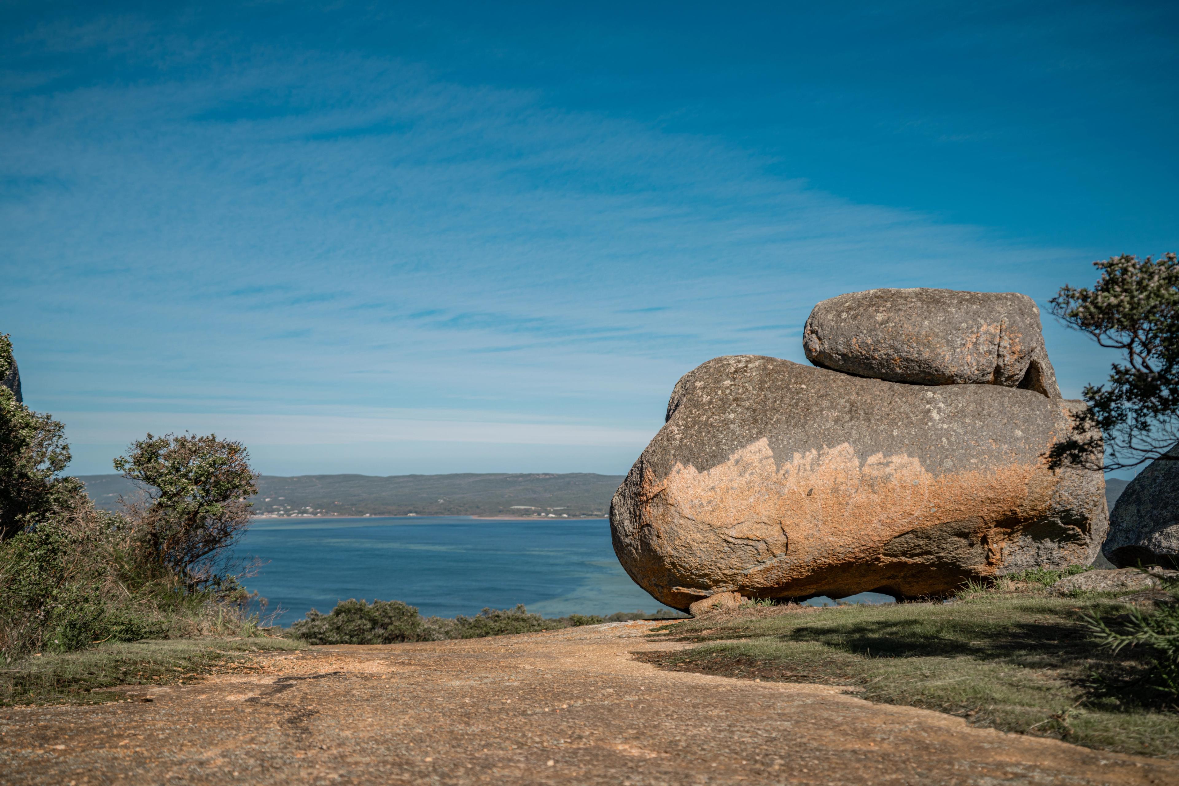 Granite outcrop on Mount Melville