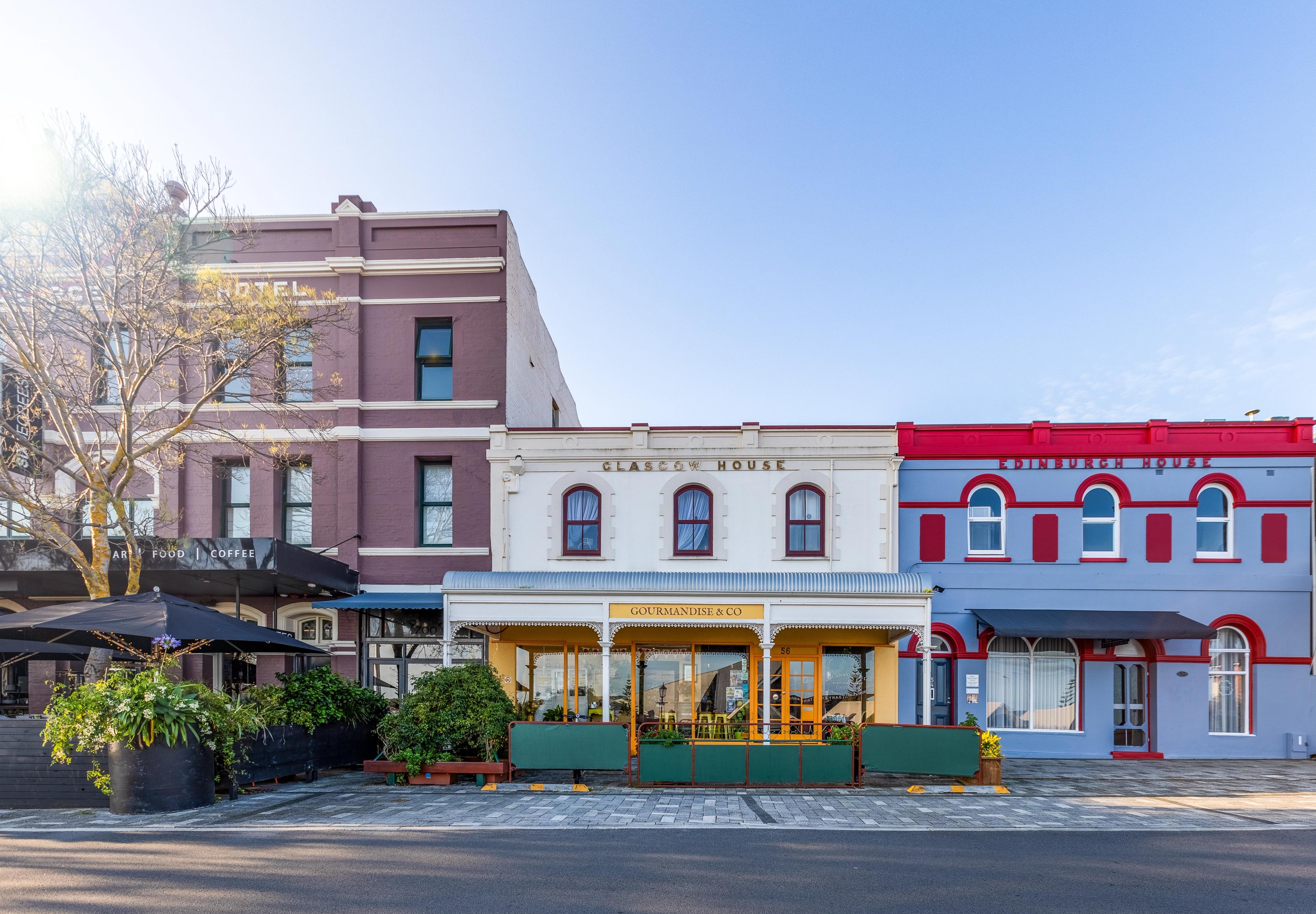 Heritage buildings side by side