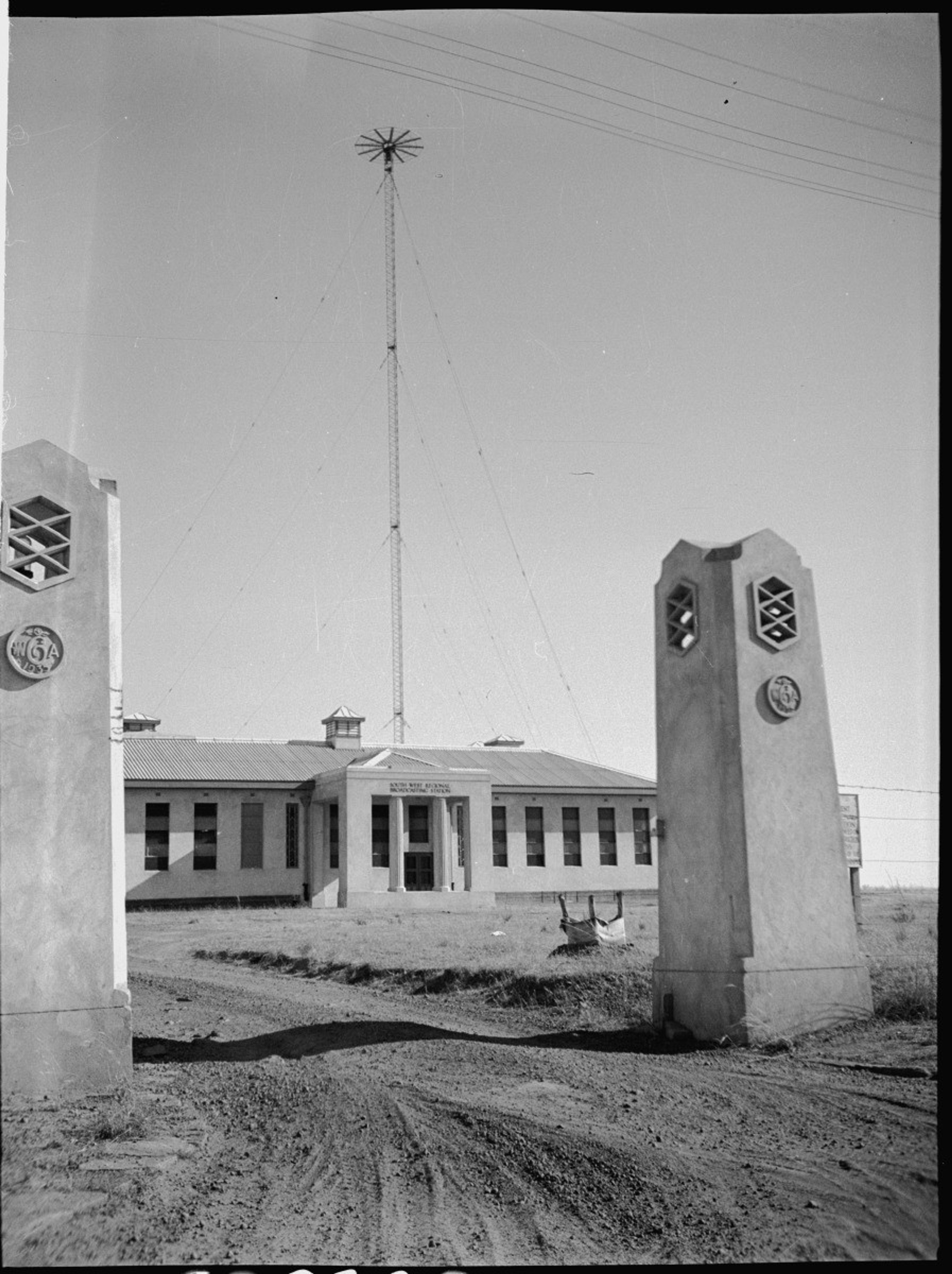 historic image of radio transmitter