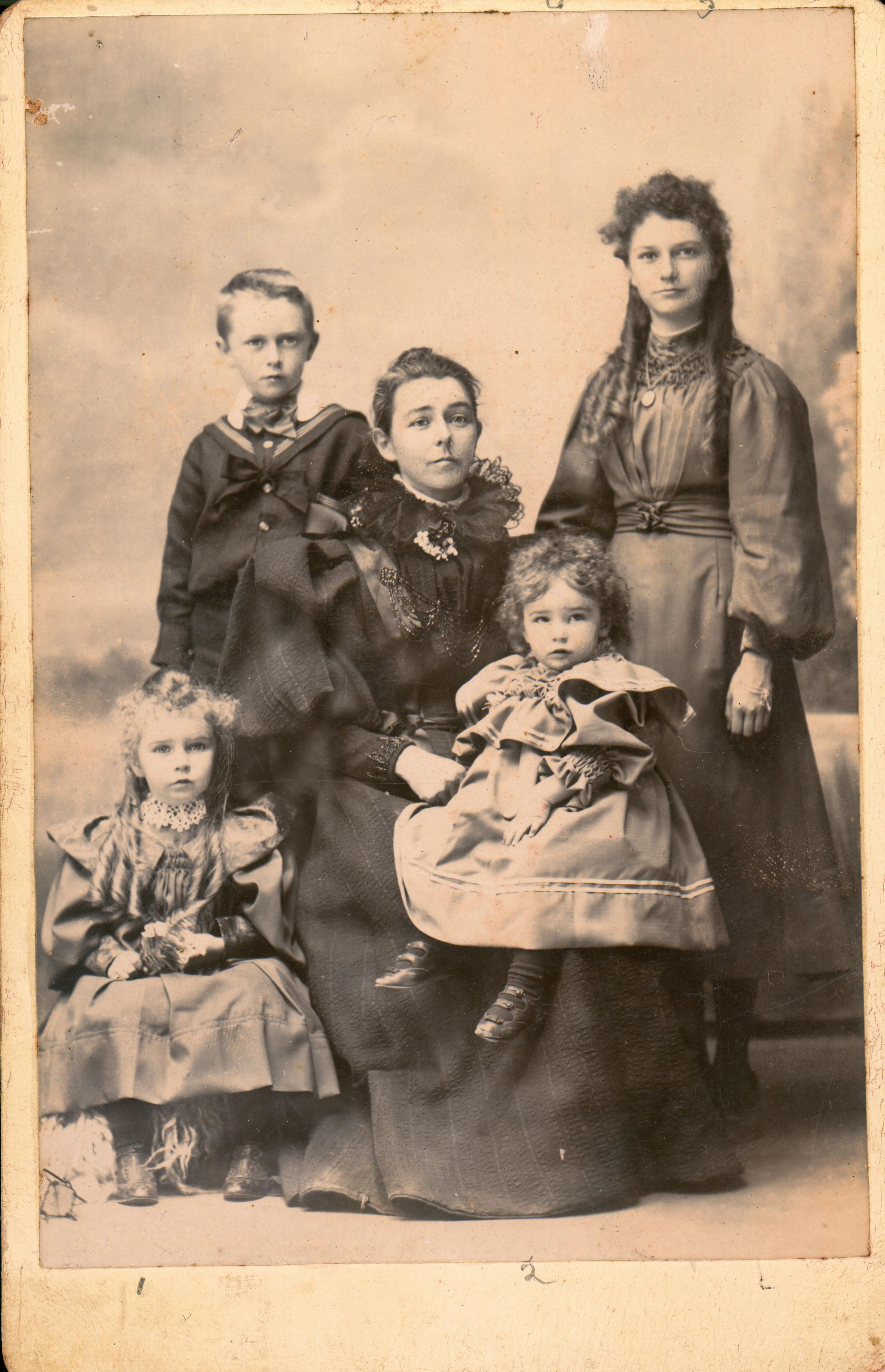 Historic image of a family