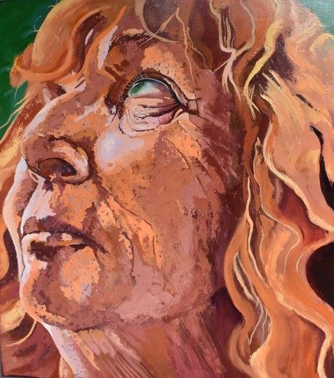 Oil portrait of a woman