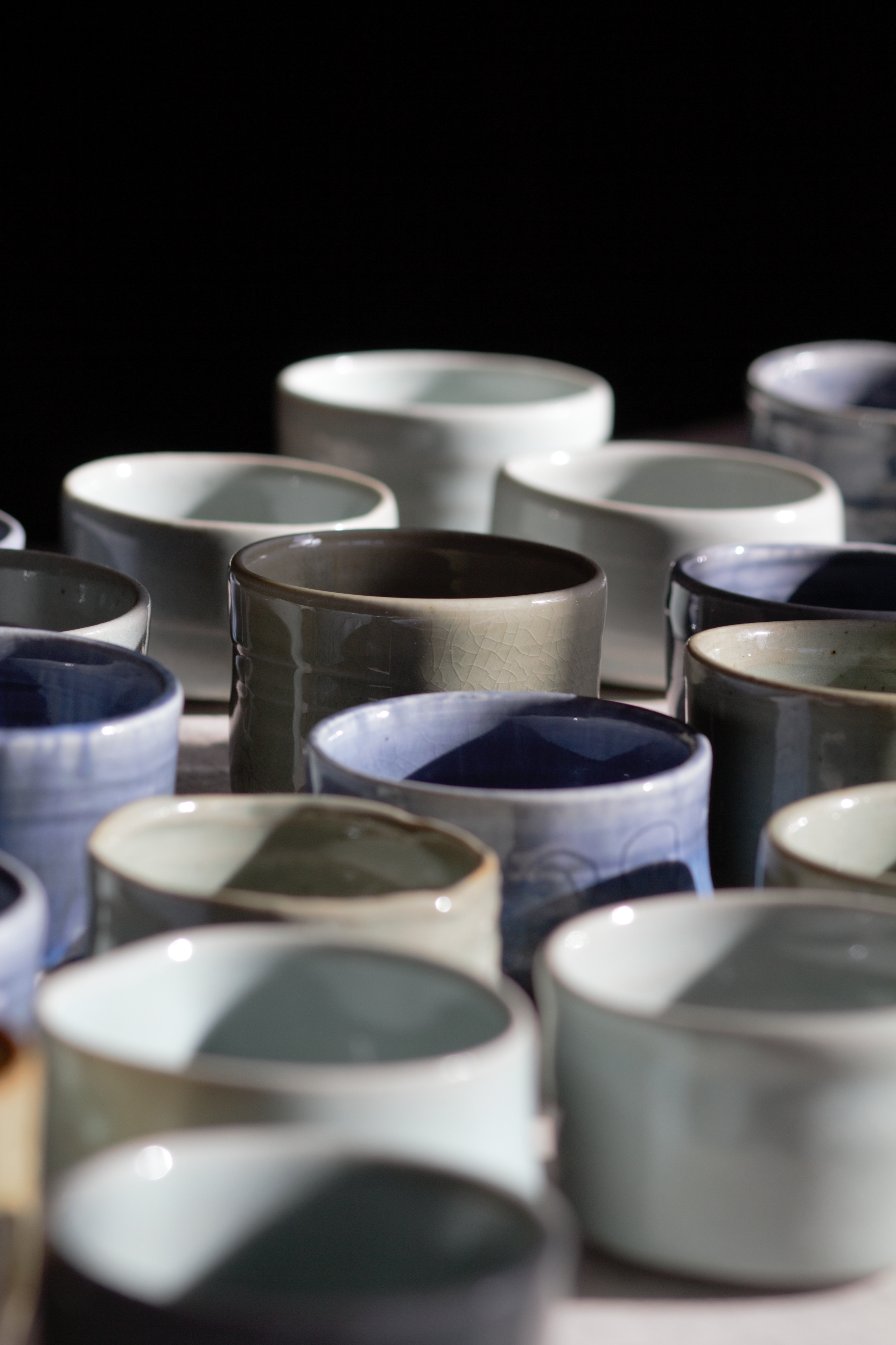 Rachel Falls Williams - Southern Ocean 365 (Detail). Glazed stoneware. Dimensions variable. 2026