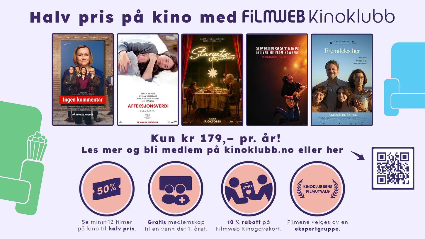 Plakat for høstens filmer i Kinoklubben