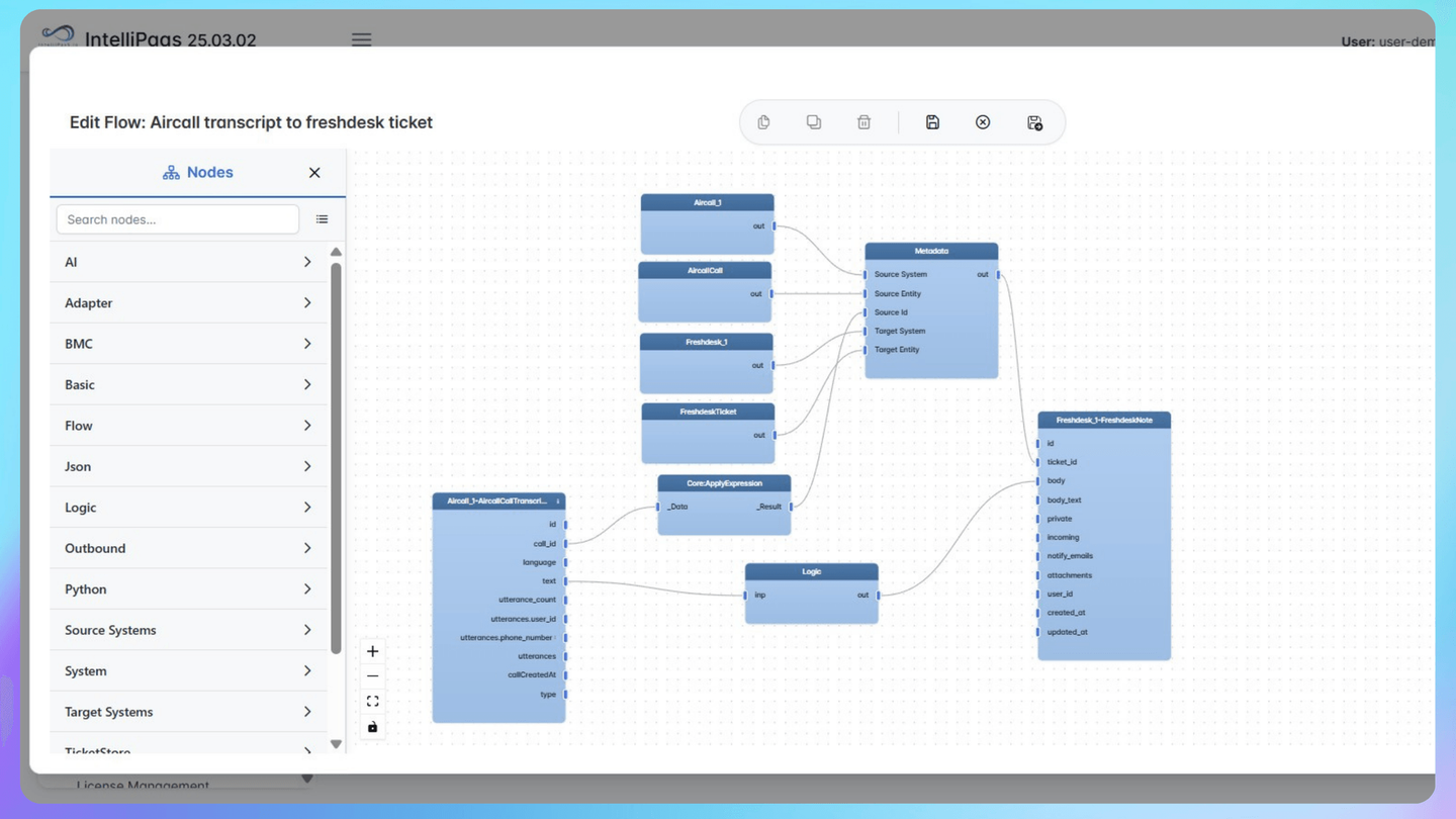 Never Miss a Follow-Up: Automate Missed Calls and Voicemail Ticketing from Aircall to Freshdesk with IntelliPaaS