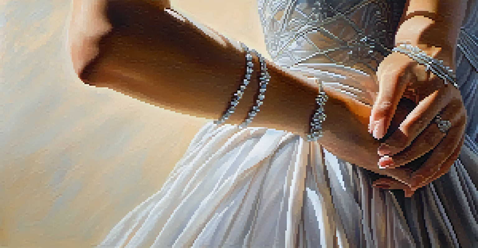 Close-up of a dancer's hands extending outward, showcasing vulnerability. The background is blurred, focusing on the texture of the skin and soft lighting.