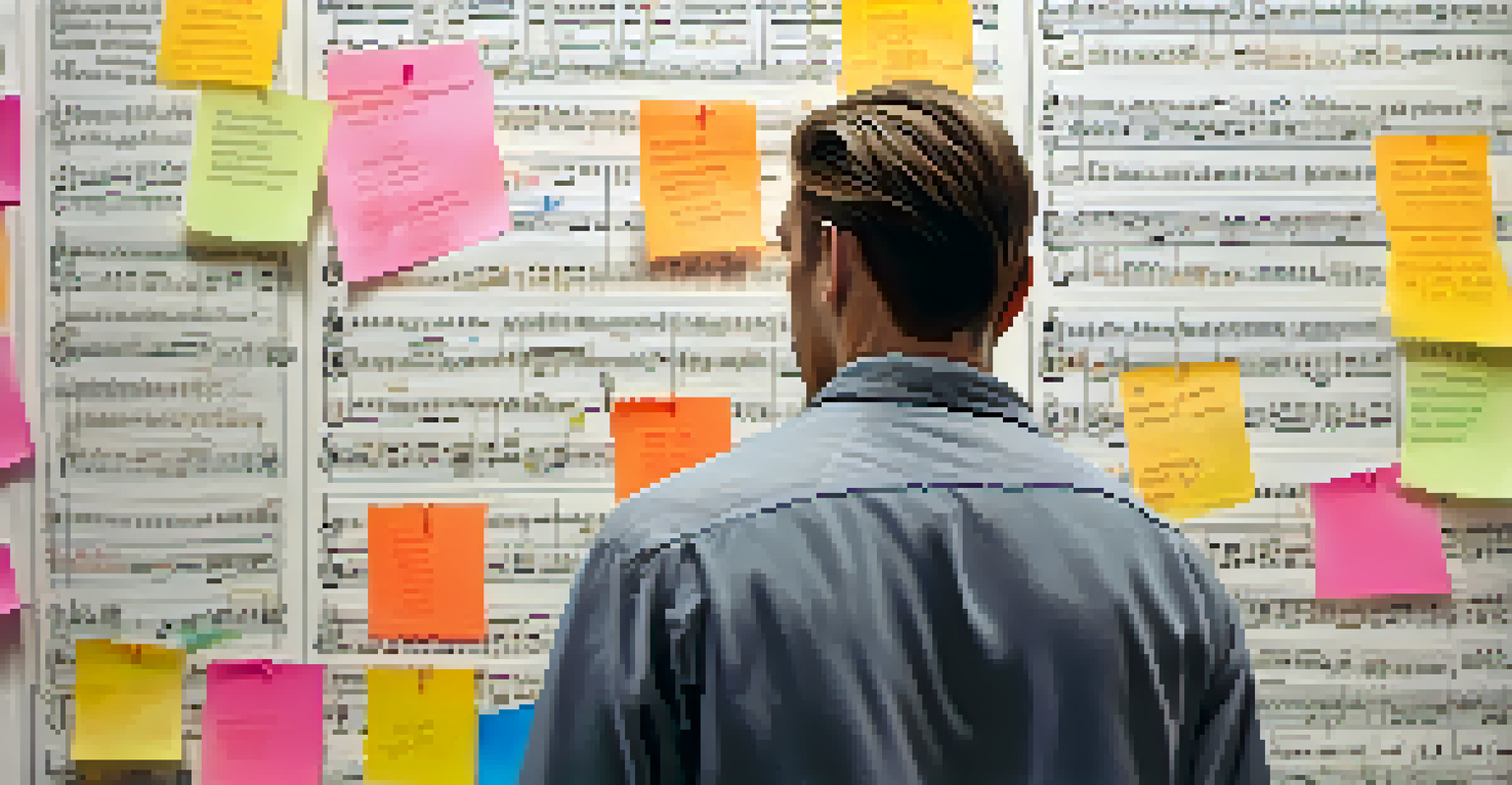 A focused choreographer directing dancers in rehearsal, surrounded by notes and music sheets in a creatively vibrant room.