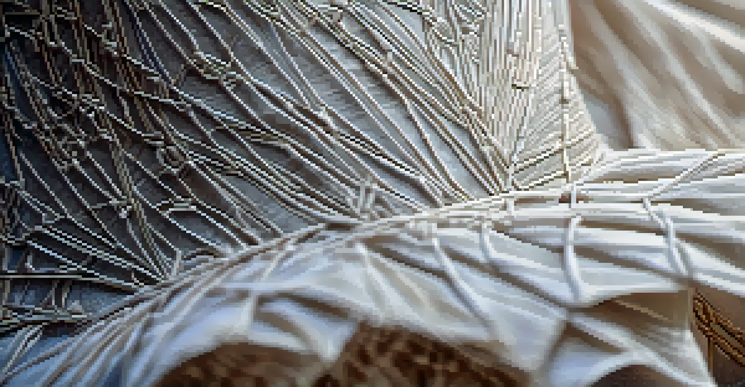 Close-up of a biodegradable fabric dance costume with intricate details and soft textures.