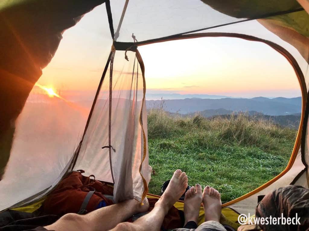Camping at Max Patch