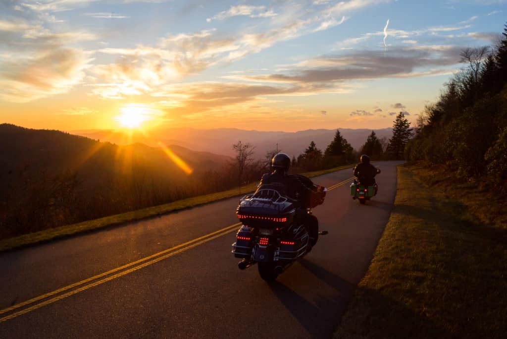 Motorcycle Ride on the Blue Ridge Parkway