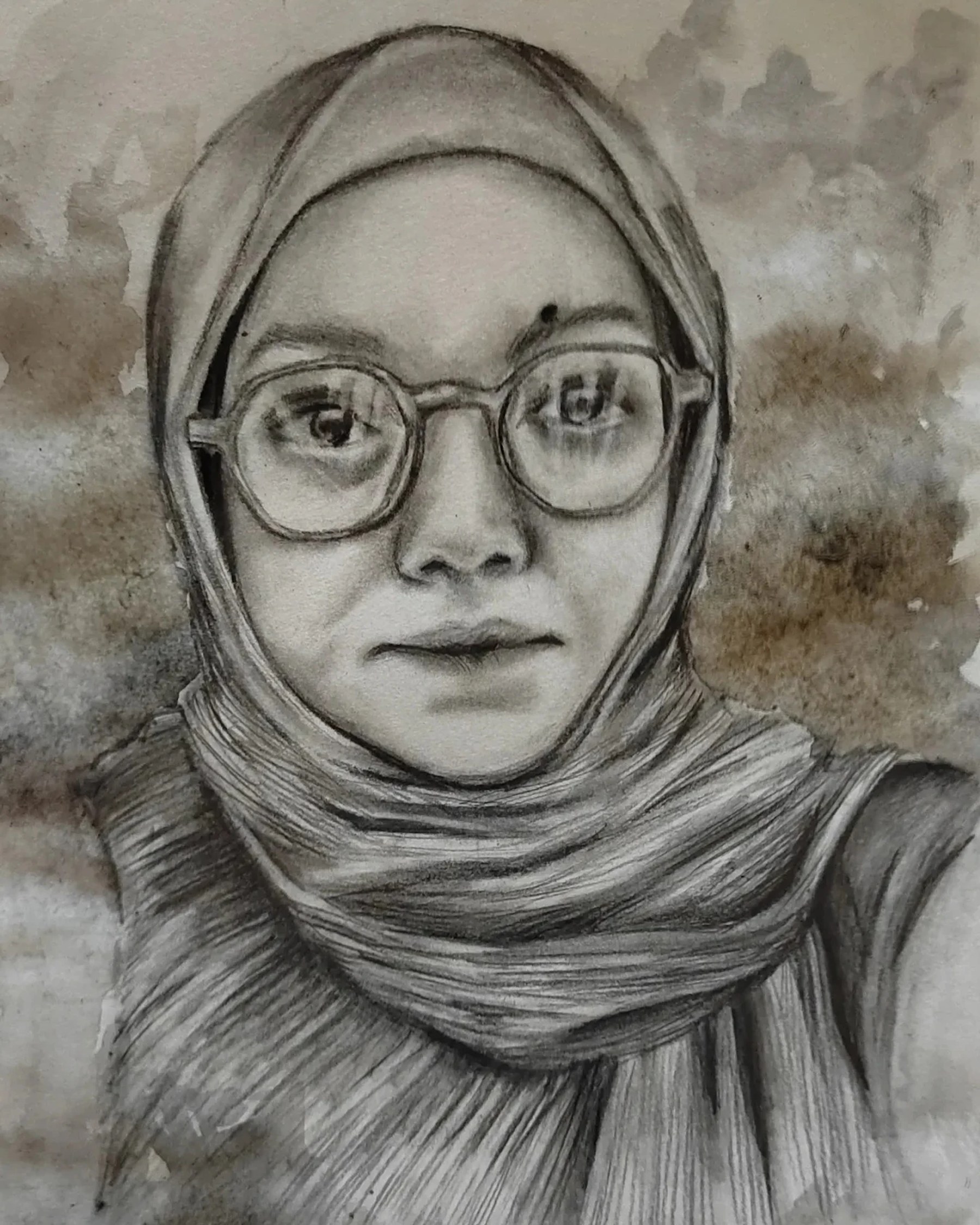 Anonymous hand-drawn portrait commission 11