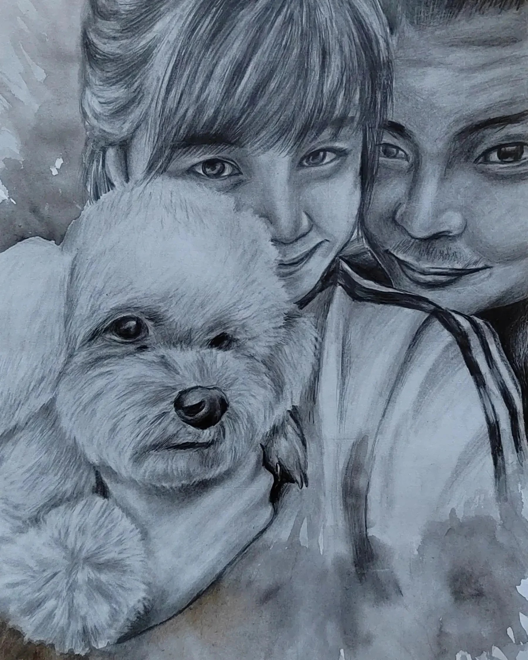 Anonymous hand-drawn portrait commission 02