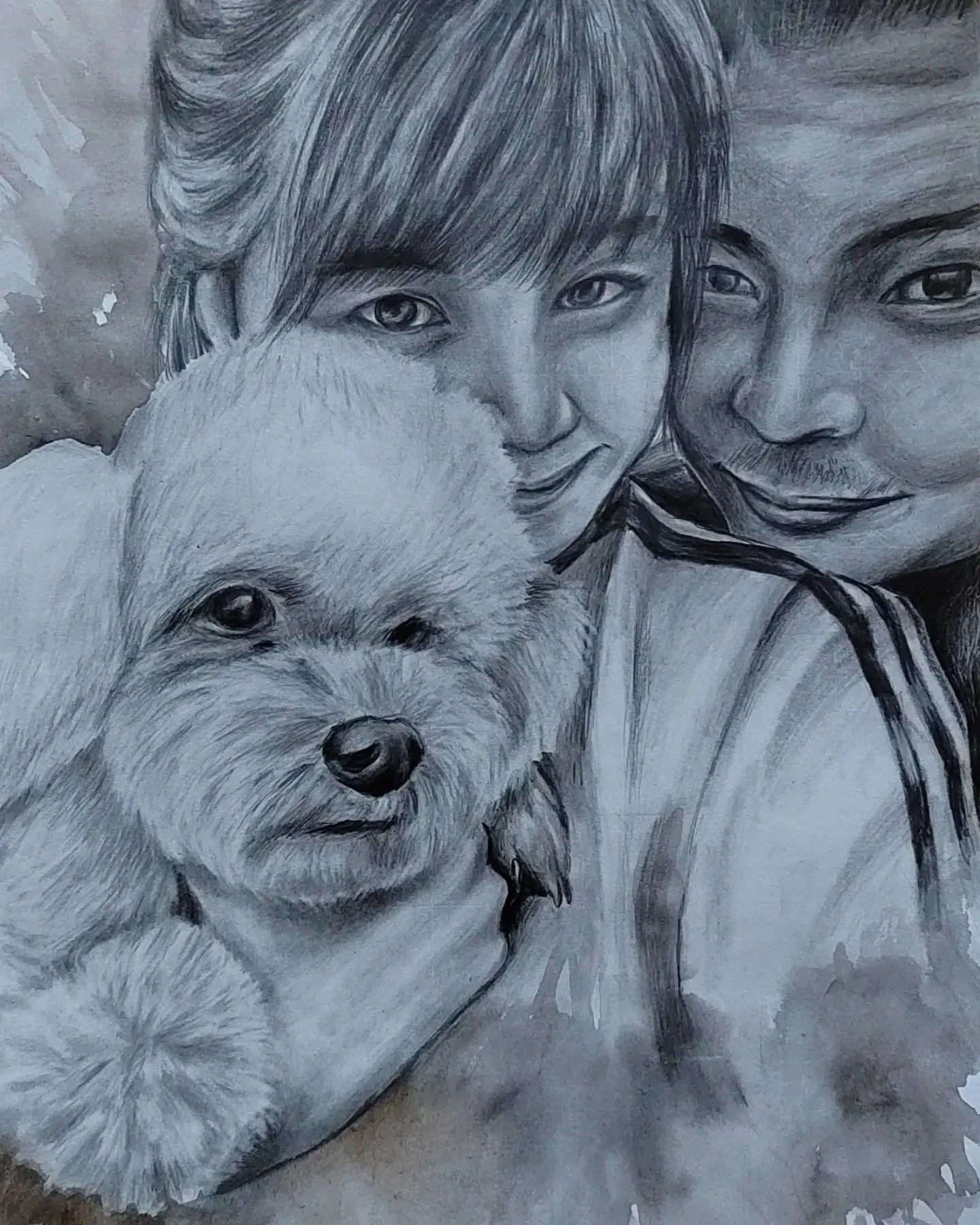 Anonymous hand-drawn portrait commission 02