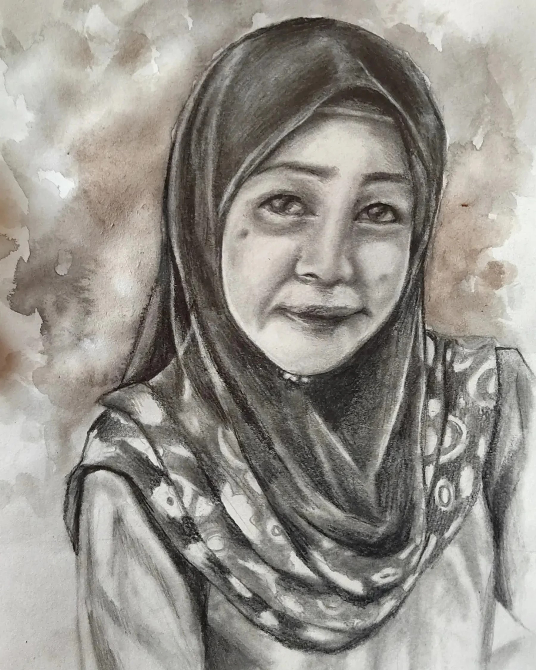 Anonymous hand-drawn portrait commission 04