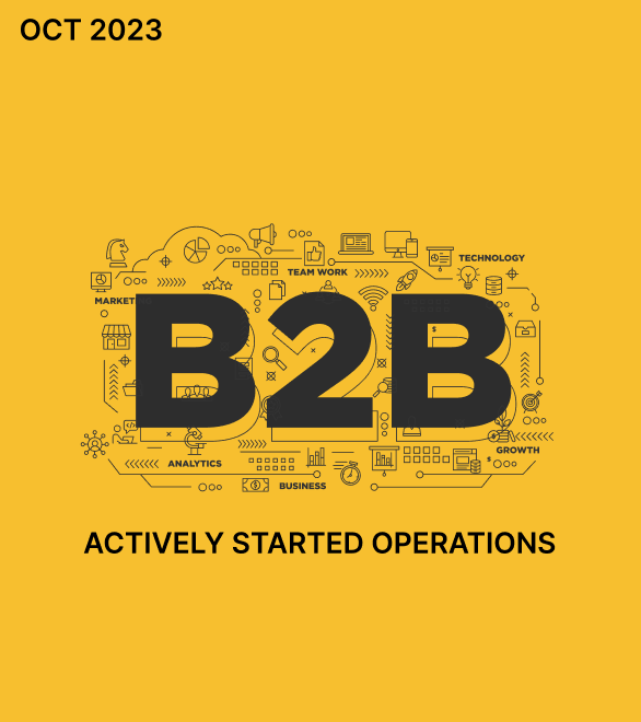 B2B OPERATIONS BEGIN