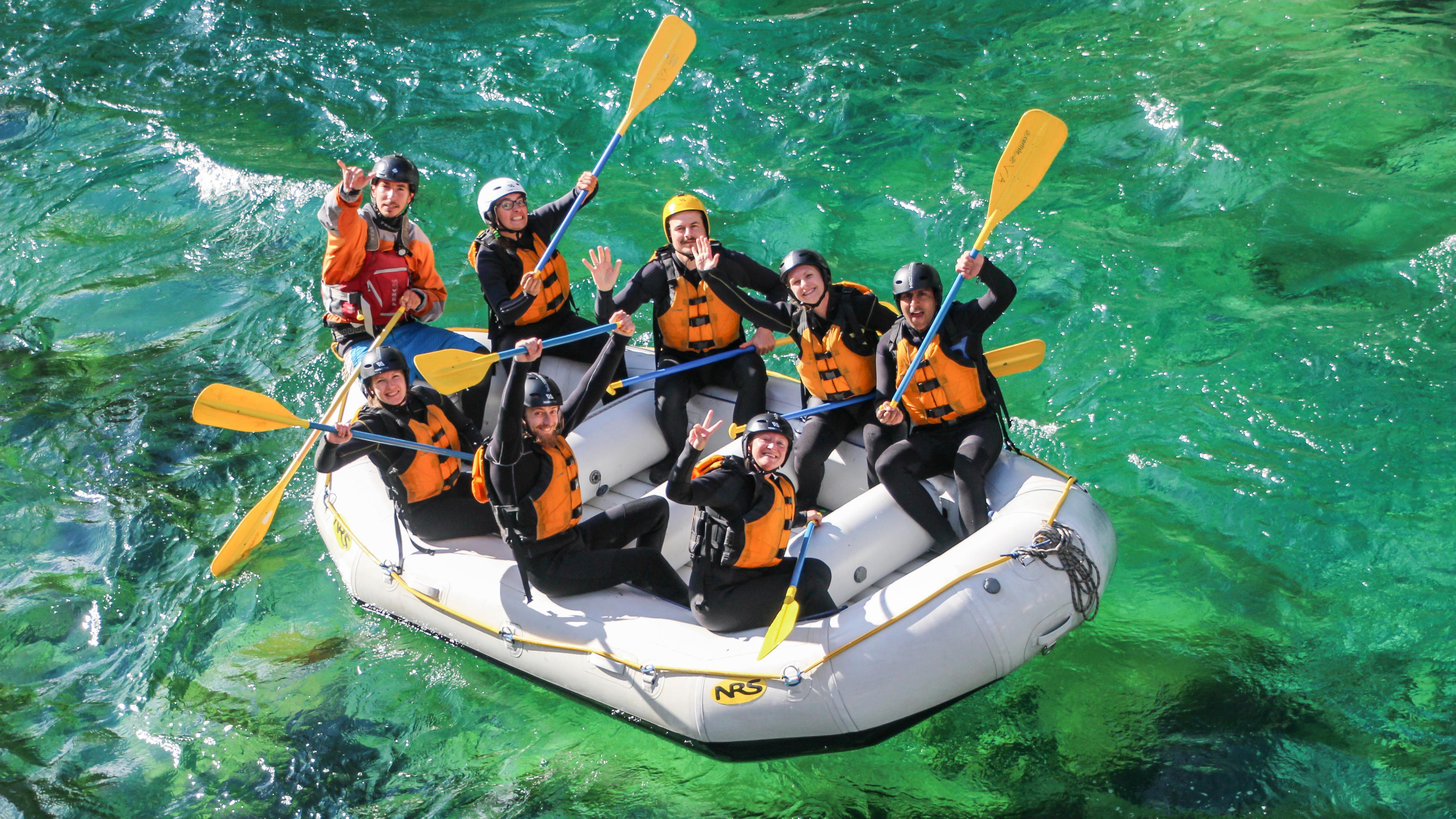 White water rafting in Voss