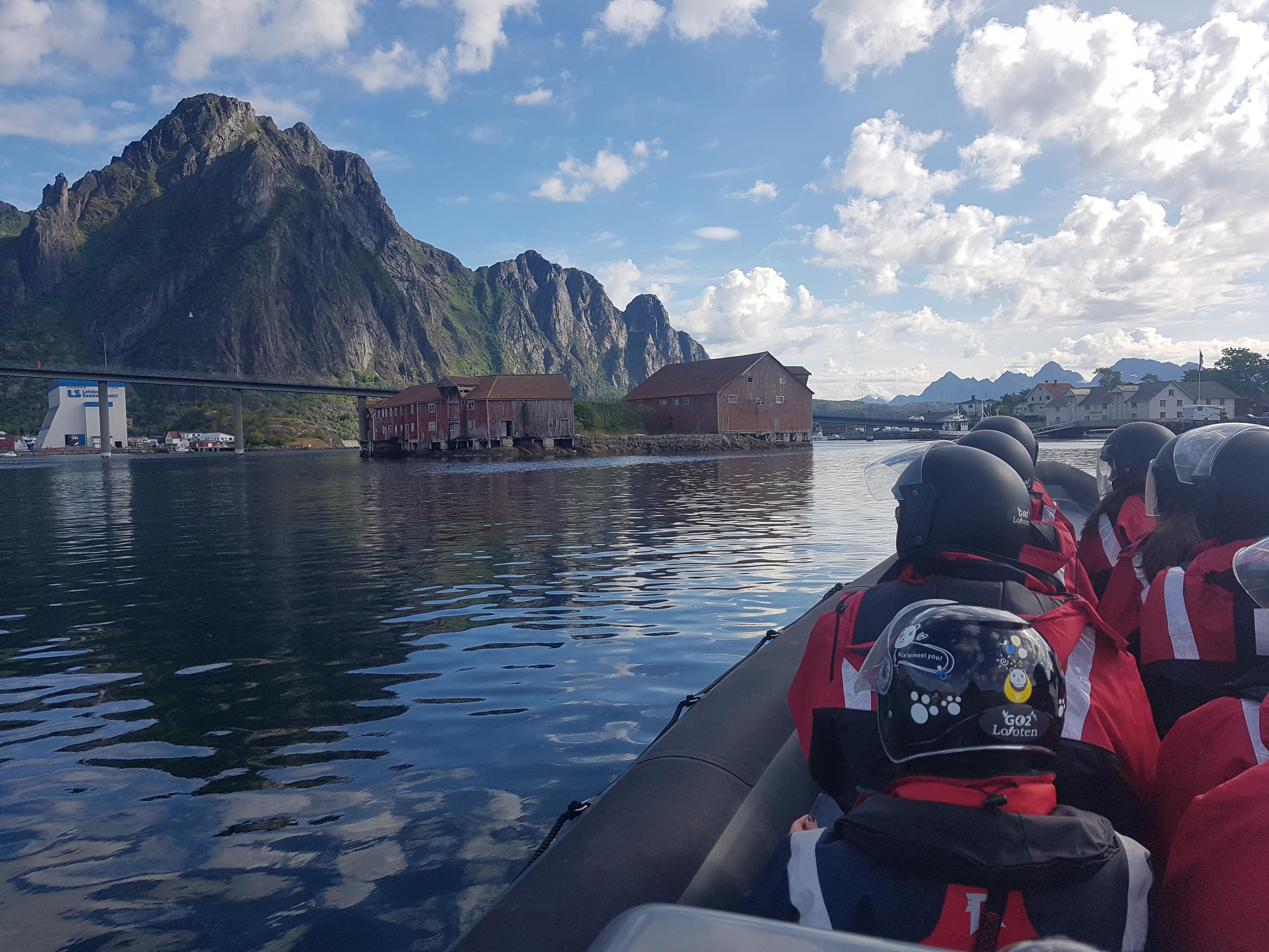 RIB-safari in Trollfjord, fishermen-battle