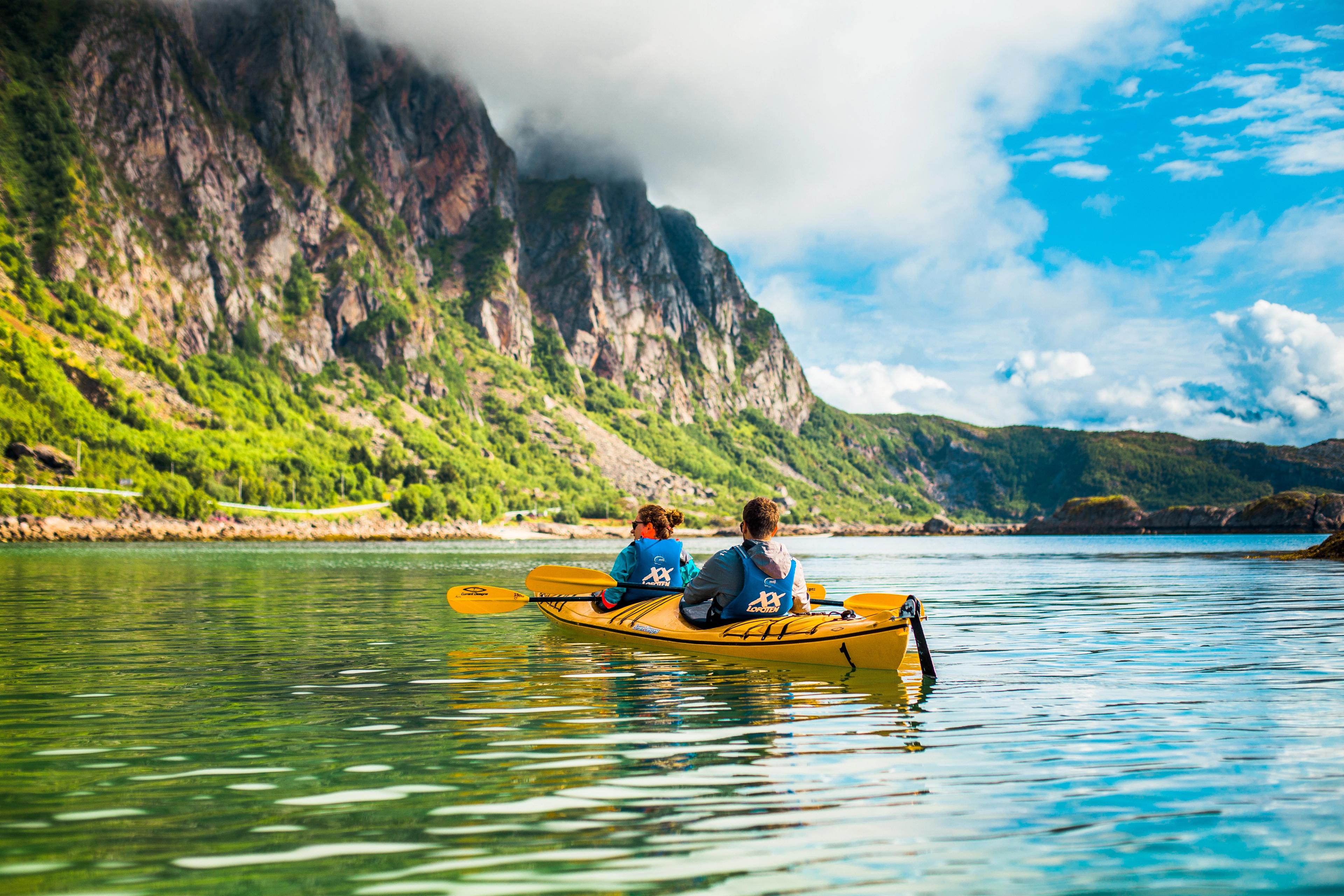 Kayaking in Lofoten