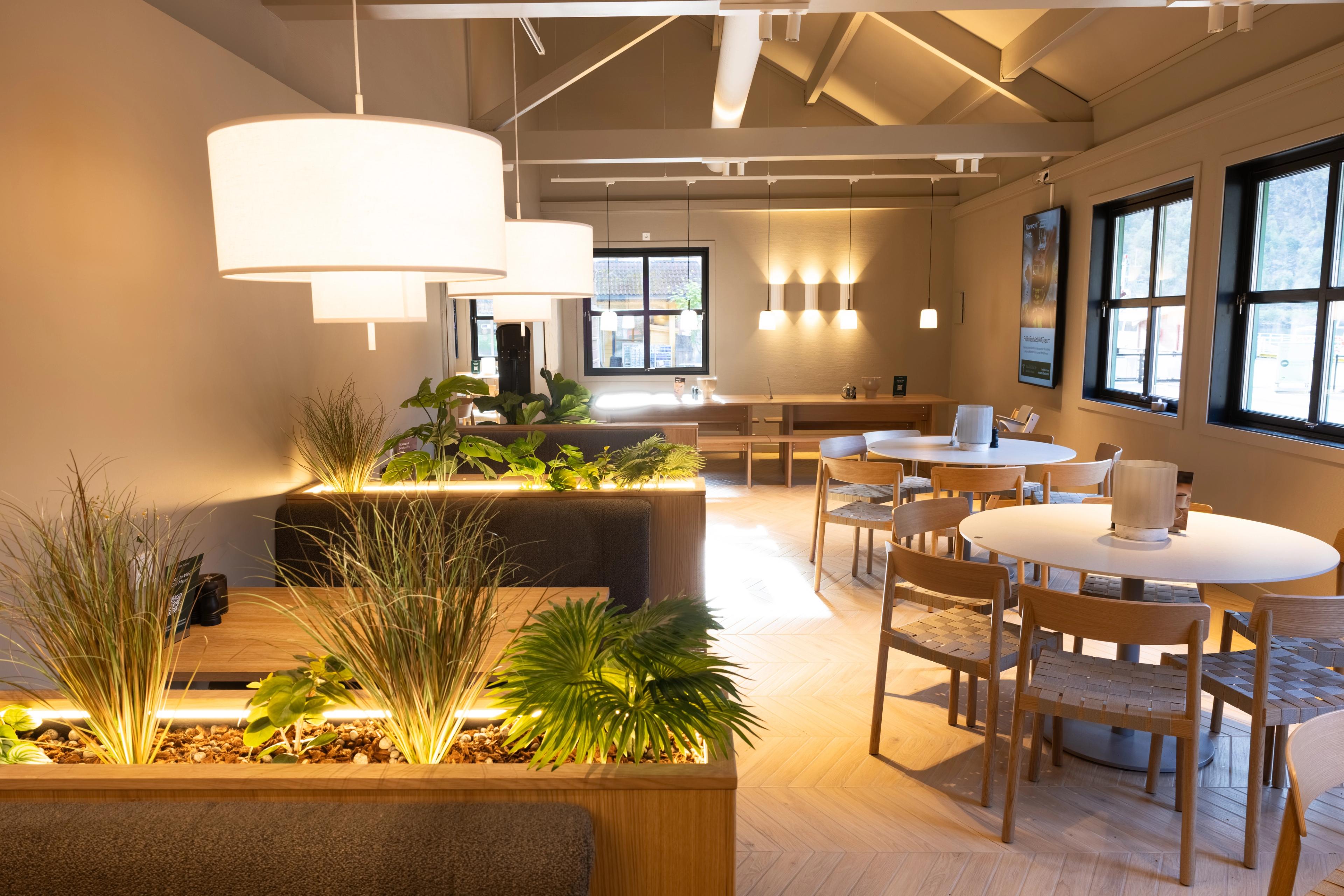 Interior photo of Flåm Bakery
