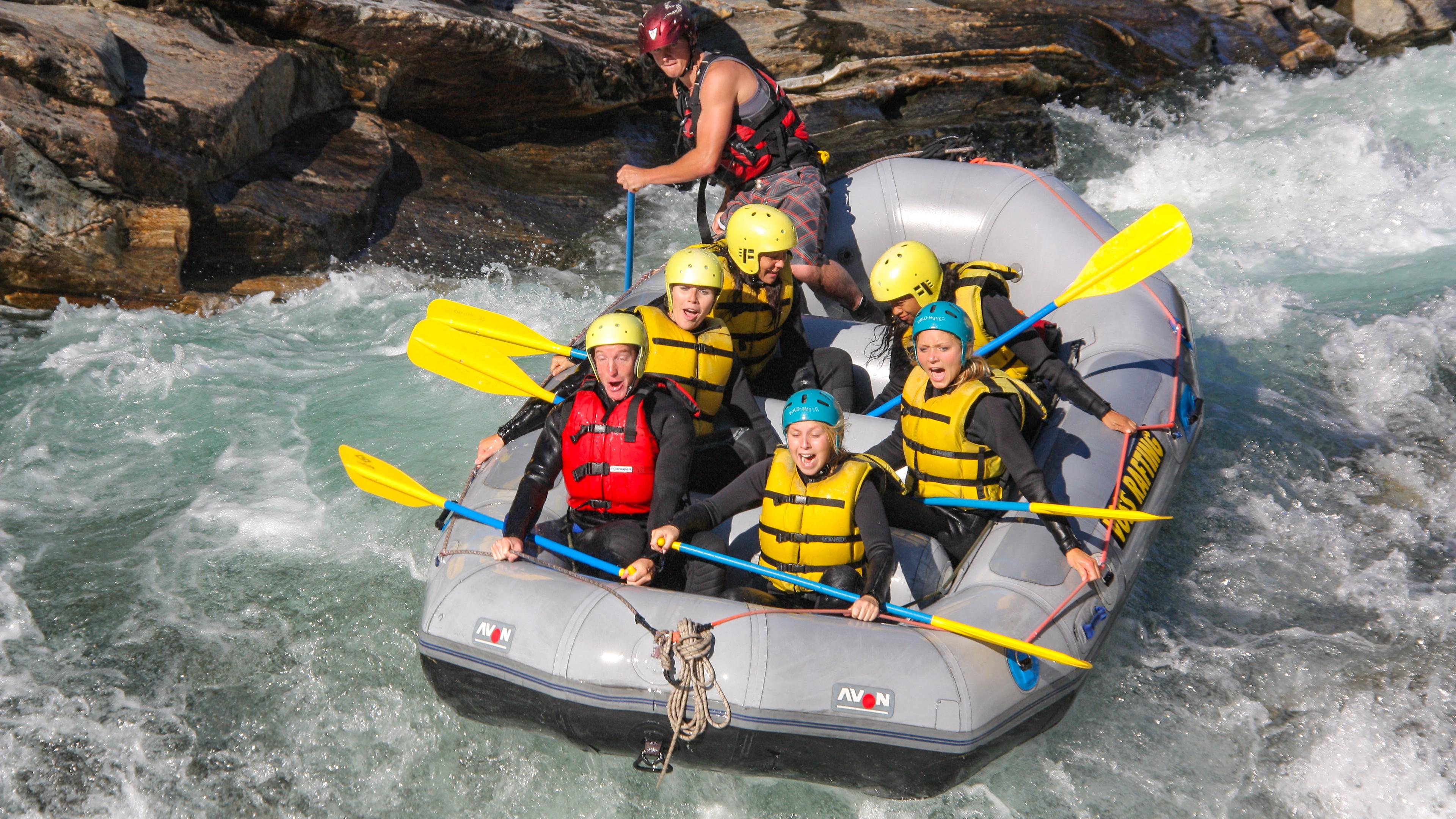 Wildwasser-Rafting in Voss